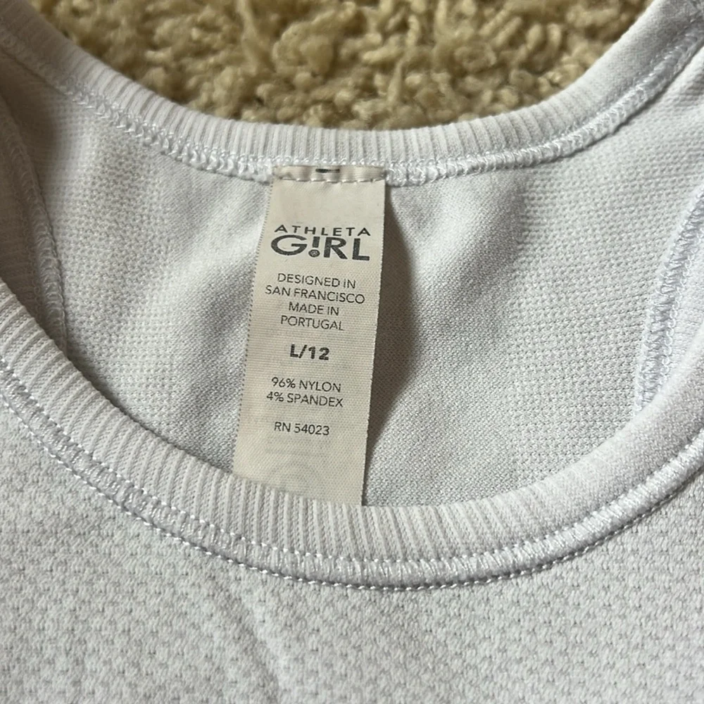 kids athleta tank size large